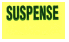 Suspense Label Roll(s) fl chartreuse. & green