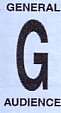 G movie rating label roll(s). 1