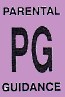 PG movie rating label roll(s). 1
