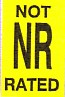 NR rating label roll(s) 1