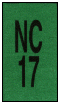 NC 17 label roll(s) .75