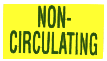 Non-Circulating label roll(s) .75x1.38