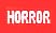 Horror movie genre label roll(s) XSml .39