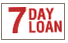 7 Day Loan label roll(s) 7/8